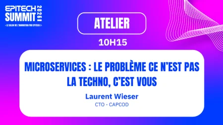 Microservices : le problème ce n'est pas la techno, c'est vous !